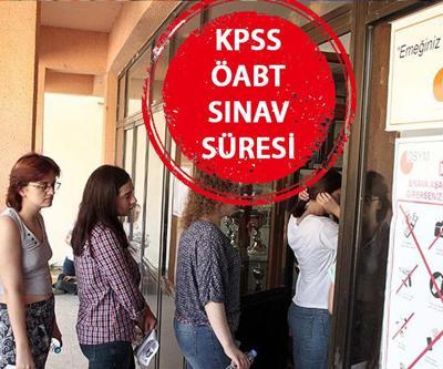 KPSS ÖABT sınav süresi ne kadar, kaç dakika ÖSYM 2024 KPSS ÖABT Sınavı ne zaman, saat kaçta bitecek
