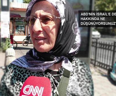 ABDden İsraile koşulsuz destek Vatandaş ne düşünüyor