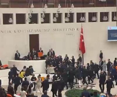 TBMMde Can Atalay oturumu Mecliste gergin anlar: Yumruklar havada uçuştu