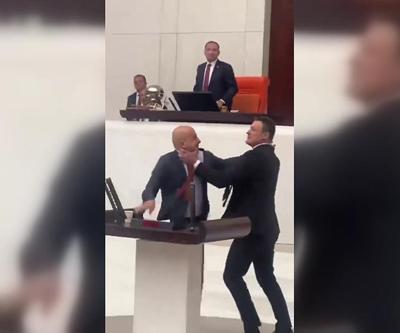 VİDEO | TBMMde Can Atalay oturumundaki yumruklu kavgadan yeni görüntü