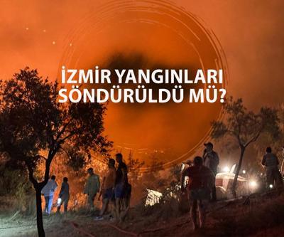 İZMİR YANGINI SON DURUM: İzmir yangınları söndürüldü mü, kontrol altına alındı mı