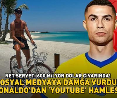 Net serveti 600 milyon dolar civarında Al Nassrın yıldızı Ronaldodan YouTube hamlesi