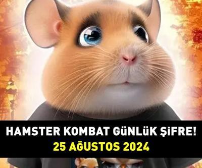 🐹 HAMSTER KOMBAT GÜNLÜK ŞİFRE - 25 AĞUSTOS 2024 Hamster Kombat günlük kombo kartları
