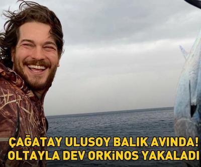 ÇAĞATAY ULUSOY BALIK AVINDA Oltayla dev orkinos yakaladı