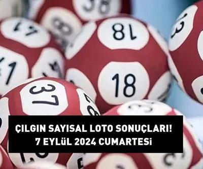 ÇILGIN SAYISAL LOTO SONUÇLARI AÇIKLANDI 7 EYLÜL 2024 Milli Piyango 216.157.326,42 TL büyük ikramiyeli Çılgın Sayısal Loto sonuçları nasıl öğrenilir