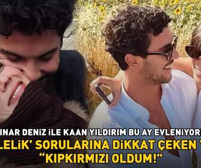 Yargının Ceylini Pınar Deniz ile Kaan Yıldırım evleniyor Hamilelik sorularına çarpıcı yanıt: KIPKIRMIZI OLDUM