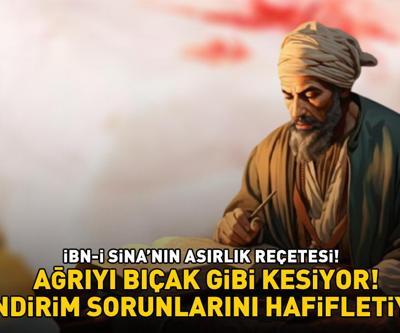 İBN-İ SİNANIN ASIRLIK REÇETESİ Ağrıyı bıçak gibi kesiyor, sindirim sorunlarını hafifletiyor