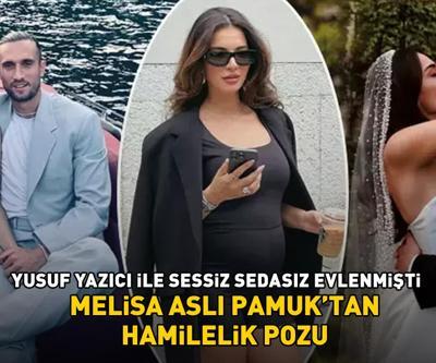 Melisa Aslı Pamuktan hamilelik pozu Yusuf Yazıcı kalp emojisi gönderdi