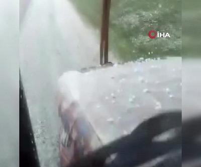 Ardahanda beyaza büründü: Dolu yağışı kamerada | Video