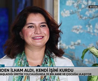 Bebeğinden ilham aldı, kendi işini kurdu