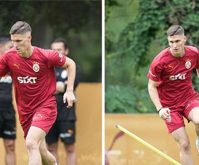 Galatasarayda çalışmalara ara verilmedi Sallai ilk antrenmanına çıktı...