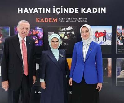 Cumhurbaşkanı Erdoğan ve eşi Emine Erdoğan, New York’ta KADEM’in fotoğraf sergisini gezdi