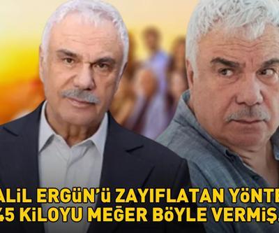 GÜZEL AŞKLAR DİYARININ HAKİM ALACASI HALİL ERGÜNÜN ZAYIFLAMA SIRRI Usta oyuncu mum gibi eridi, meğer 45 kiloyu böyle vermiş
