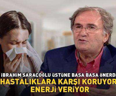 İbrahim Saraçoğlu üstüne basa basa önerdi ‘Grip ve nezleye karşı koruyor, enerji verip cilt sağlığını destekliyor’