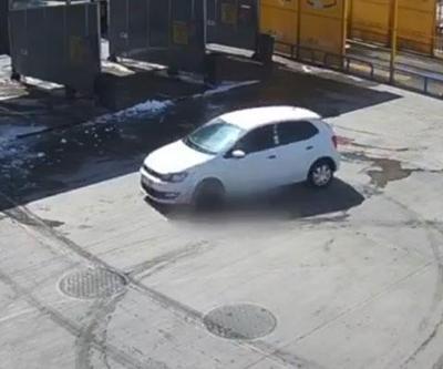 Akaryakıt istasyonunda drift attı, cezayı yedi