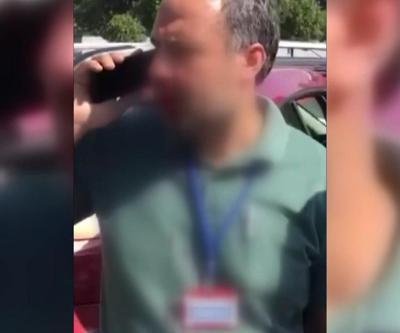 VİDEO | Adanada ehliyet sınavı dayağı Karısına sinirlenip görevliye saldırdı