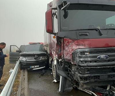 Lüks cip metrelerce sürüklendi: 3 yaralı