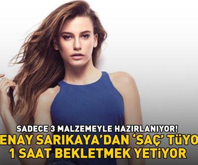 Serenay Sarıkayadan saç tüyosu Sadece 3 malzemeyle hazırlanıyor, 1 saat bekletmek yetiyor