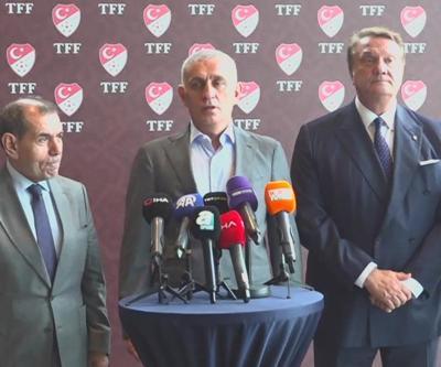 TFF Başkanı İbrahim Hacıosmanoğlundan, 4 büyük kulübün başkanıyla açıklama