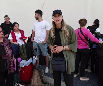Lübnandaki Türklerin tahliyesi bugün Fulya Öztürk Beyrut Limanından son durumu aktardı
