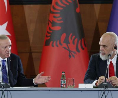 SON DAKİKA: Cumhurbaşkanı Erdoğan Arnavutluk’ta