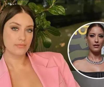 Hazal Kaya şık kombiniyle tam not aldı