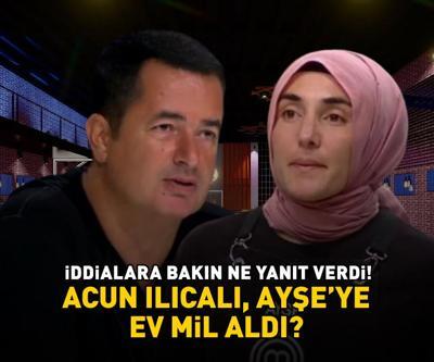 ACUN ILICALI, MASTERCHEF AYŞEYE EV Mİ ALDI Sosyal medyadan o iddialara yanıt verdi