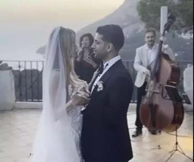 Reynmen ve Emire Cansu Kurtaran İtalyada evlendi Çiftin balayını nerede yapacaklarını ortaya çıktı