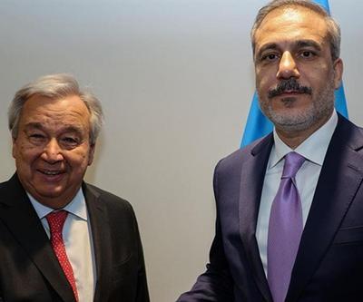 Dışişleri Bakanı Fidan, Guterres ile görüştü