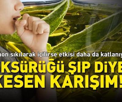 ÖKSÜRÜĞÜ ŞIP DİYE KESEN KARIŞIM Limon sıkılarak içilirse etkisi daha da katlanıyor Doğal antibiyotik diyorlar... Boğaz ağrısı, ses kısıklığı, öksürük...