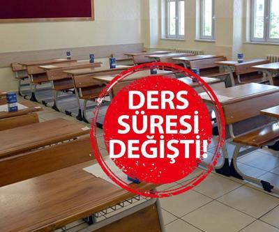 İstanbul’da ders süresi değişti mi, kısaldı mı İstanbul’da ders süresi kaç dakika oldu