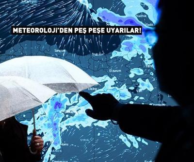 Dikkat Meteoroloji il il uyardı: Kuvvetli gelecek Sağanak, rüzgar, sis...