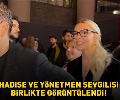 Hadise ve yönetmen sevgilisi Şenol Sönmez yan yana ÜNLÜ ÇİFT SESSİZLİĞİNİ KORUYOR