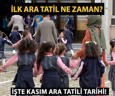 ARA TATİL NE ZAMAN MEB 2024 Kasım ara tatili hangi tarihte 9 gün tatil