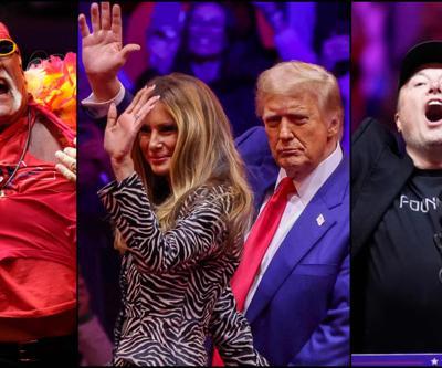 Trump’tan sürprizlerle dolu New York mitingi: Melania Trump, Hulk Hogan ve Elon Musk sahnedeydi Tişörtünü yırtarken zorlanınca viral oldu…