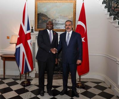 Dışişleri Bakanı Hakan Fidan, İngiliz mevkidaşı David Lammy ile görüştü