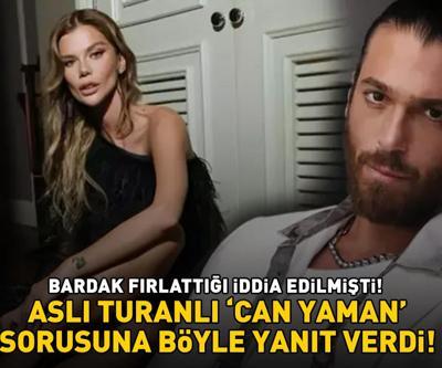 Aslı Turanlı rahatsız oldu Can Yamana bardak fırlattığınız doğru mu sorusuna böyle yanıt verdi