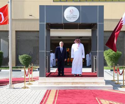Bakan Güler, Katar Başbakan Yardımcısı Attiyah ile bir araya geldi