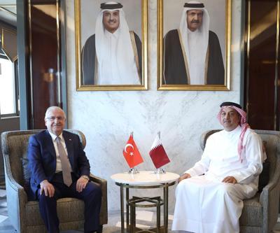 Bakan Güler, Katar Başbakan Yardımcısı Attiyah ile bir araya geldi