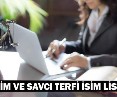 Hakim ve savcı terfi isim listesi 7 Kasım 2024 Resmi Gazetede