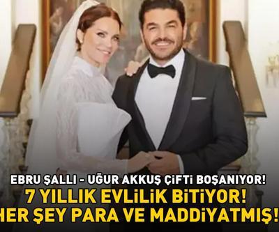 7 YILLIK EVLİLİK BİTİYOR Ebru Şallı - Uğur Akkuş çifti boşanıyor: Her şey para ve maddiyatmış