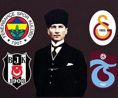 Futbol kulüplerimiz, Gazi Mustafa Kemal Atatürkü böyle andı