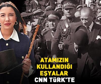 Atamızın kullandığı eşyalar CNN TÜRKte: İşte Atatürkün şapkası ve bastonu... | Video Haber
