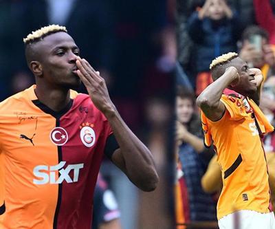 MAÇ ÖZETİ Galatasaray 3-2 Samsunspor | Lider Galatasaray, Victor Osimhenle güldü