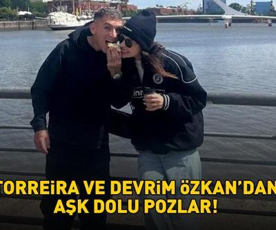 Galatasarayın yıldızı Lucas Torreira ile sevgilisi Devrim Özkandan aşk dolu pozlar ADETA DÜŞMAN ÇATLATTILAR
