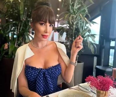 Tuğba Özerk tasarım kıyafetiyle geceye damga vurdu HAYRANLARINDAN YORUM YAĞDI