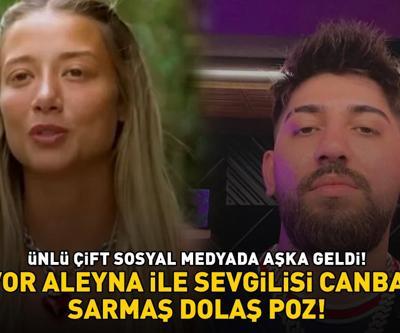 Survivor Aleyna ile sevgilisi Canbay aşka geldi SARMAŞ DOLAŞ POZU OLAY OLDU