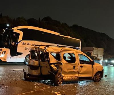 SON DAKİKA HABERİ: TEM Otoyolu’nda zincirleme kaza: 10 yaralı