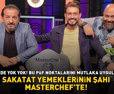 MASTERCHEFTE KONSEPT: SAKATAT YEMEKLERİ Tuzlama Çorbası, Koç Yumurtası, Arpa Şehriyeli Oğlak Başı, Ciğer Kavurma ve Kuzu Yürek Dolması