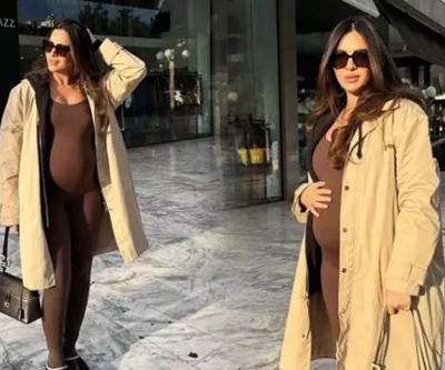 Melisa Aslı Pamuk Atina’dan paylaştı Yeni hamilelik pozları